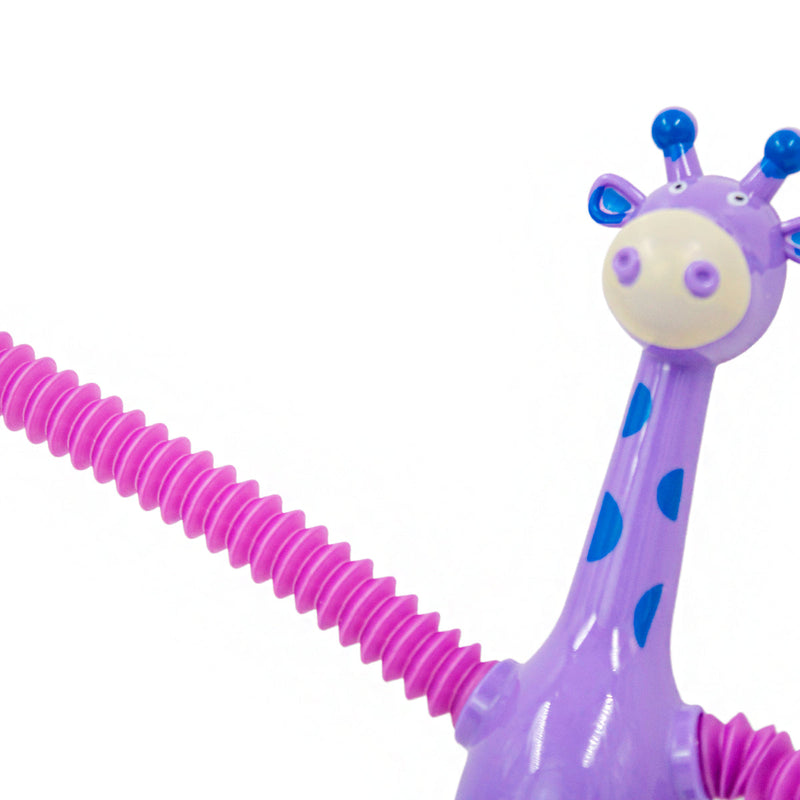 Girafa Pop It Tubo Led Estica Puxa Gruda Brinquedo Infantil