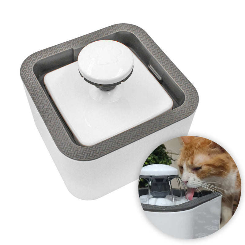 Fonte Bebedouro Gatos Cães Automatico Com Filtro USB Bivolt 2,5 Litro